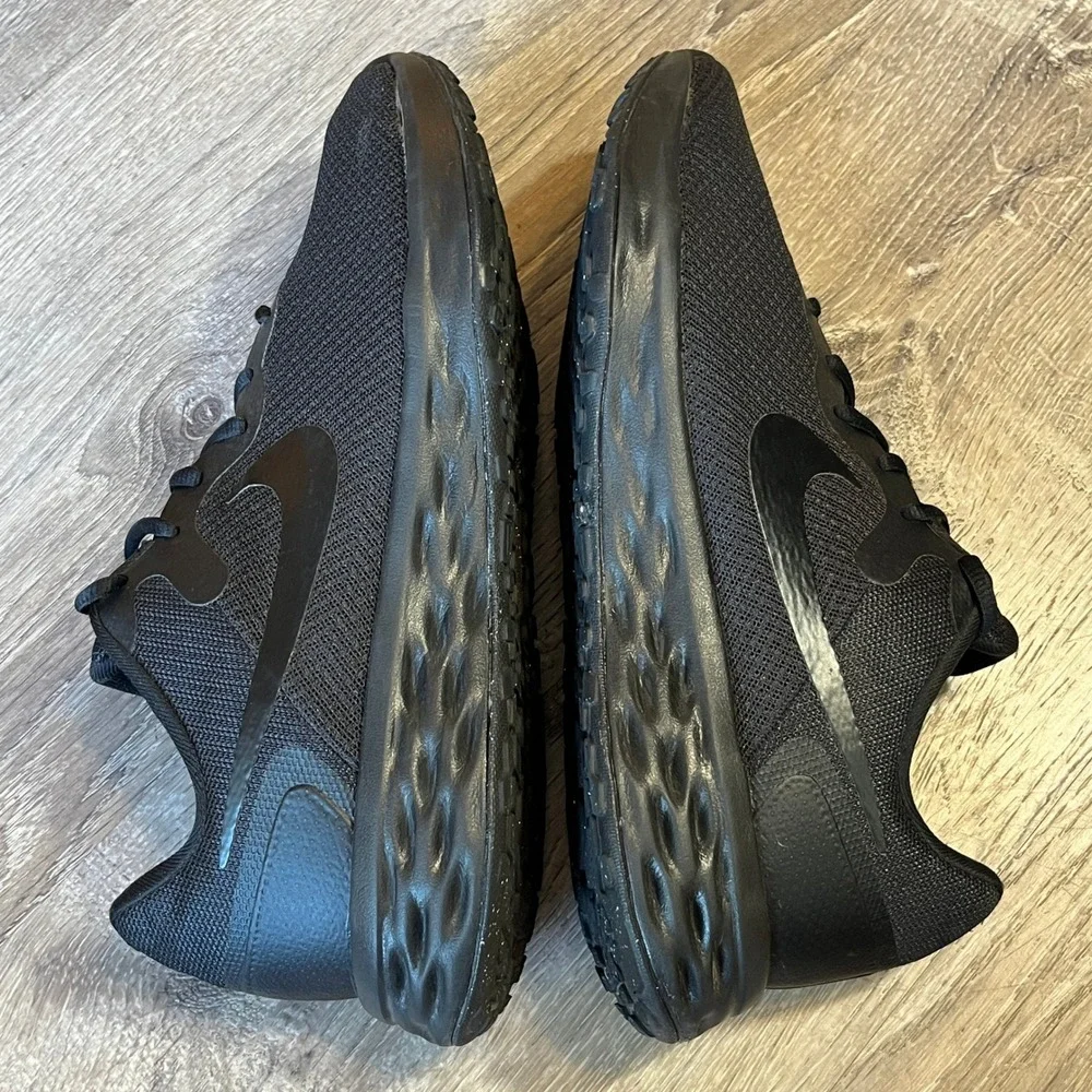Nike Revolution 6 Next Nature Mens Black Running Shoes DD8475-001 Size 10 Wide